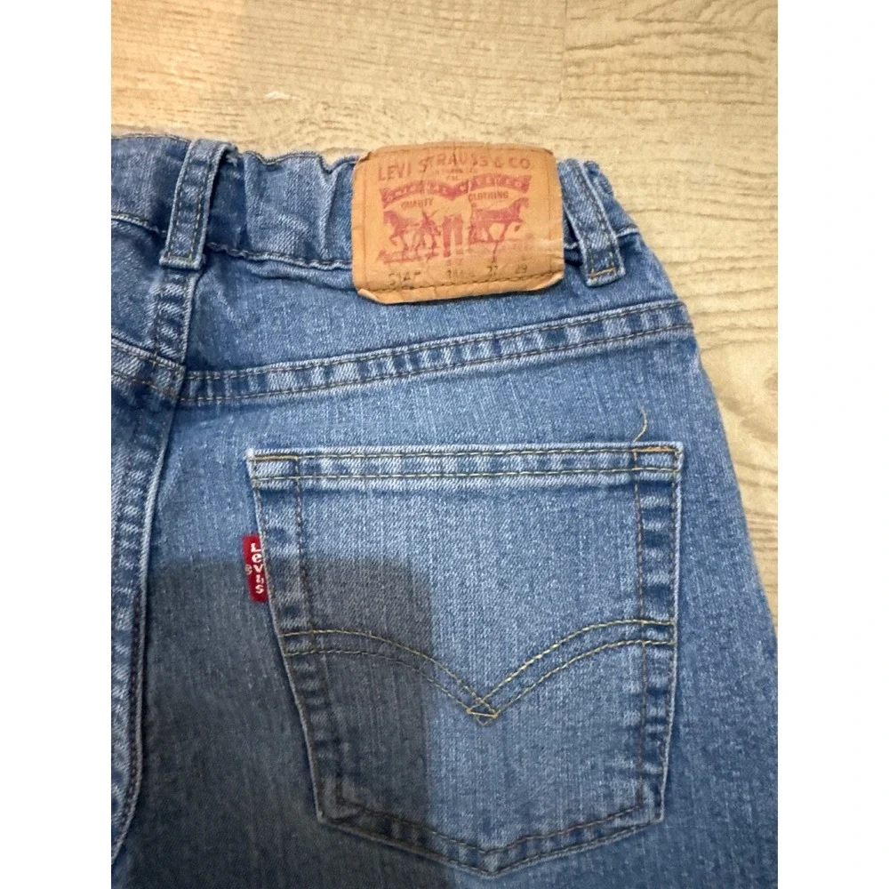 Levi's Boys Performance 514 Straight Leg Jeans Medium Wash Blue Size 14‎ Regular